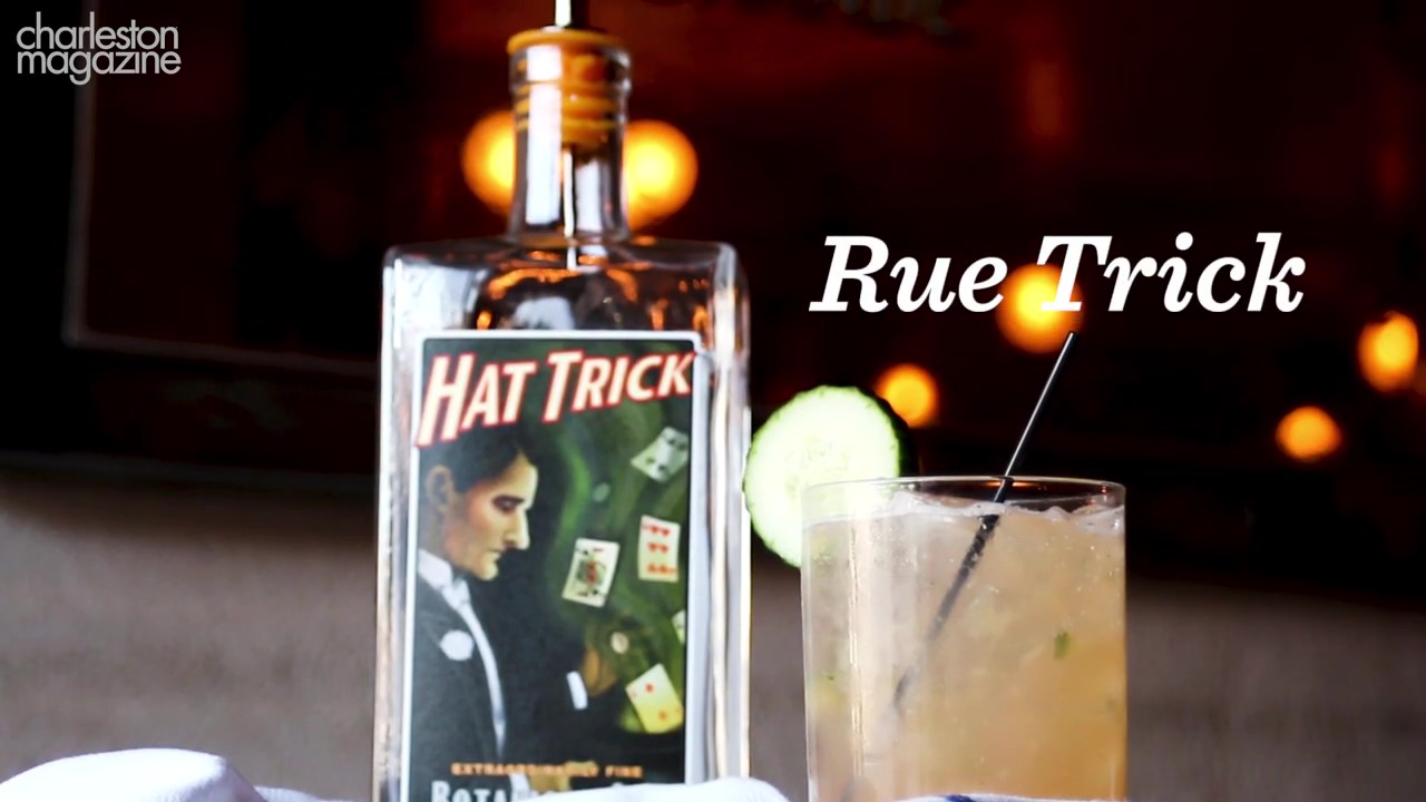 Rue de Jean Signature Cocktail featured in Charleston Cocktails A-Z